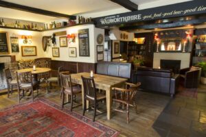 Bruin cafe van de typisch Britse INN