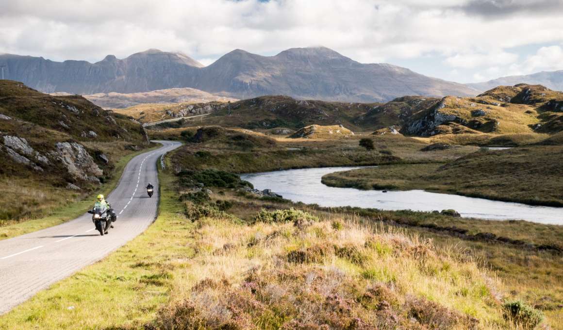 NIEUWE BLOGSERIE: Kevin tipt - Een Motorgroepsreis naar Schotland 7 ruig en afwisselend landschap in de Schotse Highlands