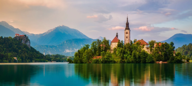 motorreis slovenië en het meer van bled