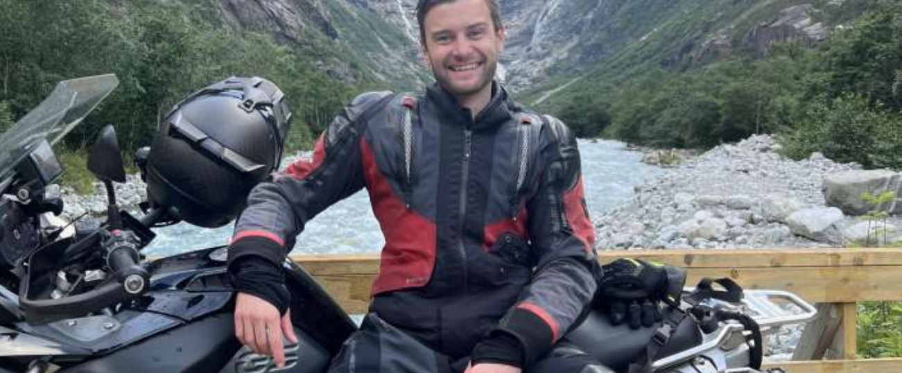 NIEUWE BLOGSERIE: Kevin tipt - Een Motorgroepsreis naar Schotland 5 motoerit reisspecialist kevin tijdens zijn reis op de motor