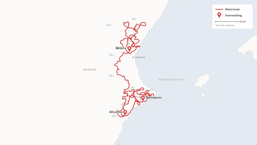 contrasten van Spanje